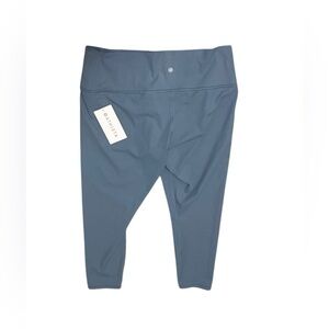 Athleta TRANSCEND RIB 7/8 TIGHT Women’s XL blue